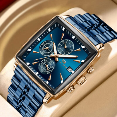 VAVAVOOM Multifunctional Chronograph Business Men’s Watch Waterproof