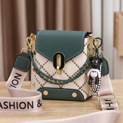 light and fashionable Korean embroidery thread shoulder bag