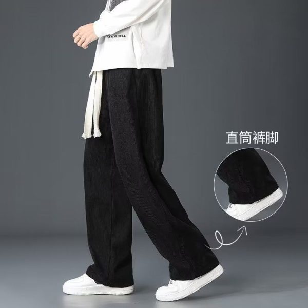 Second image of Men's sports wide-legged and versatile trousers