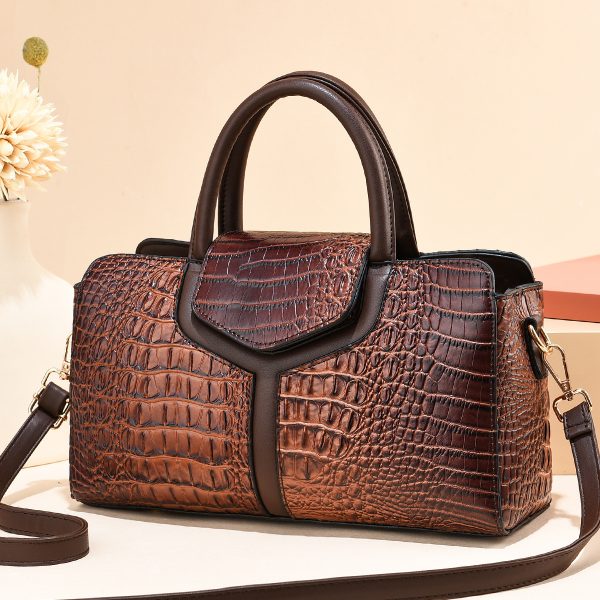 Second image of Crocodile Print Bag
