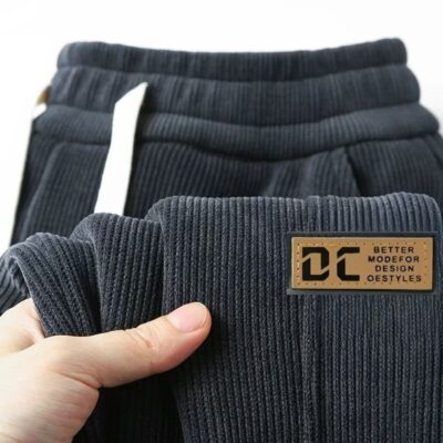 warm trousers slim corduroy men’s slacks