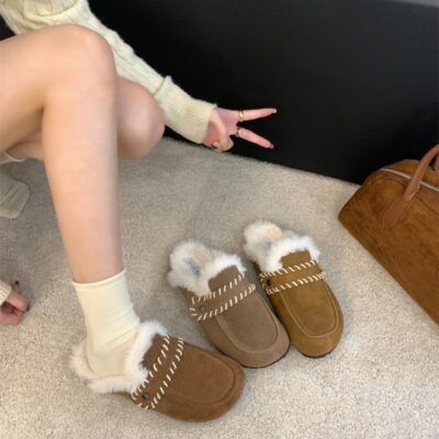 Thick-soled slippers