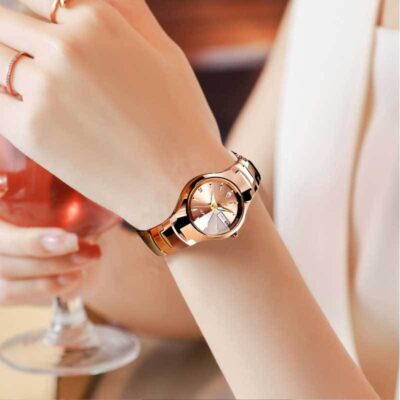 tungsten steel color women’s watch