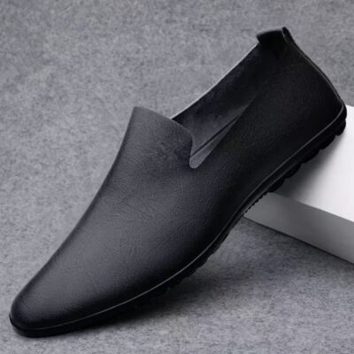 Casual Slip Business Anti-Odor Soft Leather Male Shoes