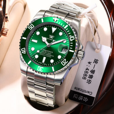 men’s super luminous quartz watch