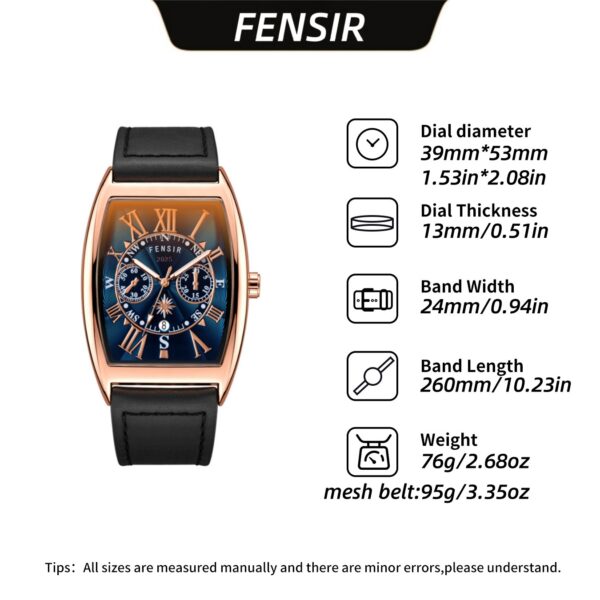 Second image of FENSIR belt quartz watch