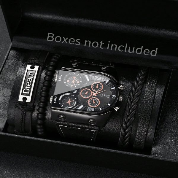 Second image of Fashion large dial multi-mechanical quartz watch
