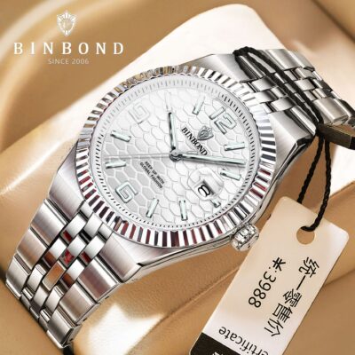 BINBOND simple men’s watch