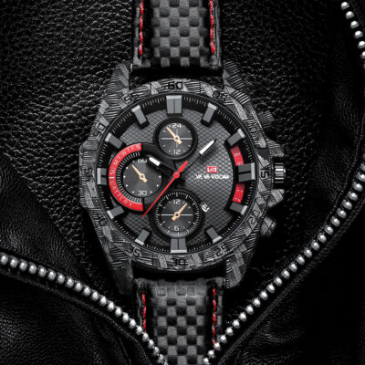 VA VA VOOM Carbon Fiber Element Case wristwatches