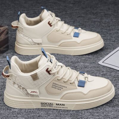 High-Top Men’s Flat Sneakers