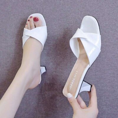 High-heeled sandals for women