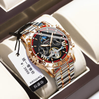 Poedagar fully automatic mechanical watch