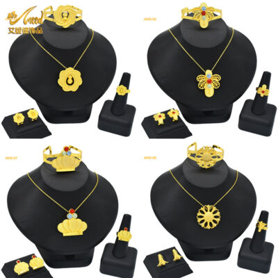 Necklace Earrings Bracelet Ring Set