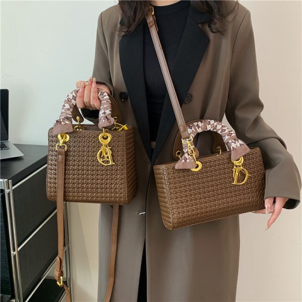 silk scarf weaving concubine bag