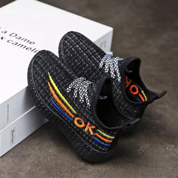 Second image of Summer Fly Weave Childrens Sneakers