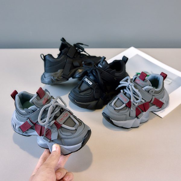 Second image of Kids Soft-Soled Casual Sneakers