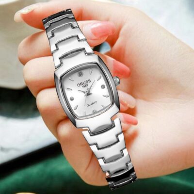 Womens Square Waterproof Quartz Watch