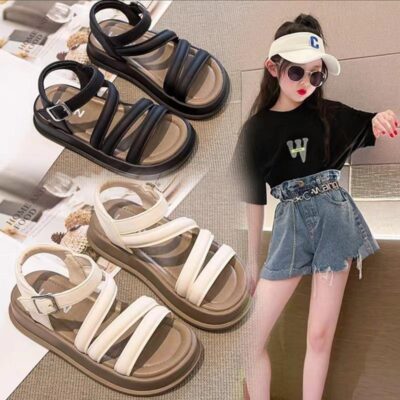 Girls Summer Princess Open-Toe Sandals