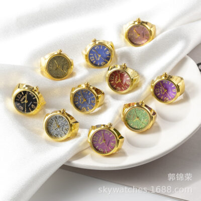 Unisex Fashion Ring Watch