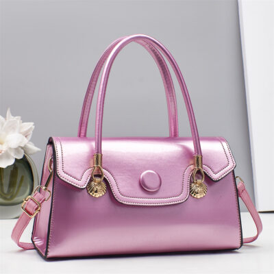 mirror patent leather women’s bag