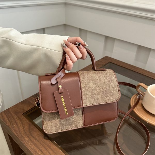 Womens Small Square Shoulder Handbag