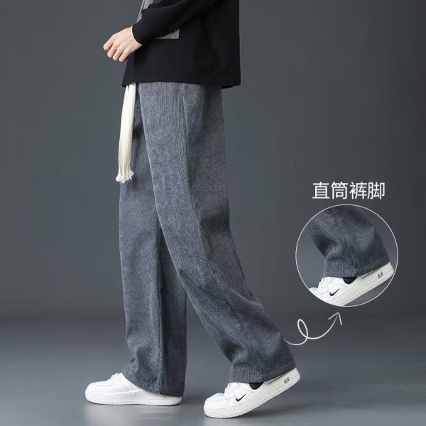 Men's sports wide-legged and versatile trousers