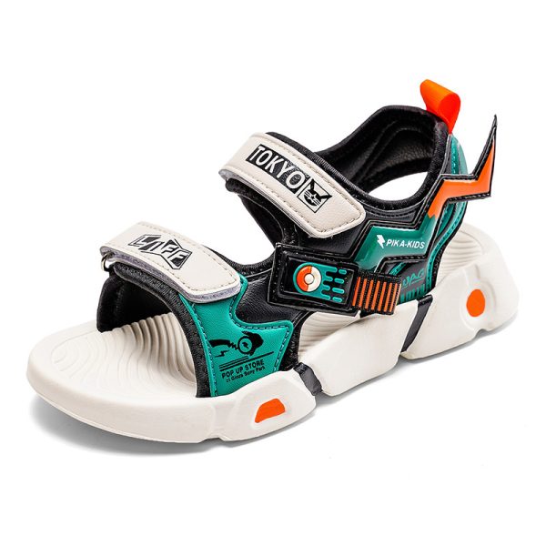 Second image of Boys Summer Soft Sole Beach Sandals