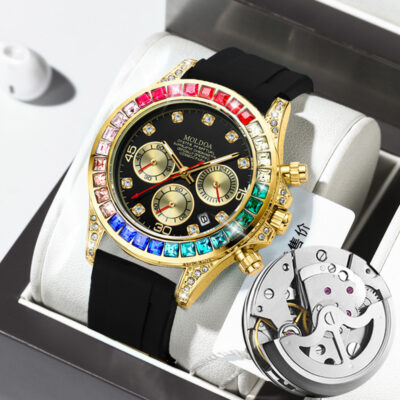 MOLDOA multi-functional business quartz watch