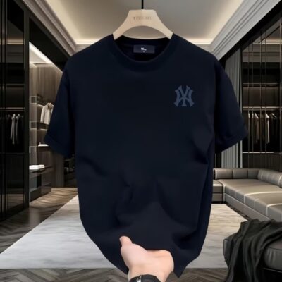 men’s and women’s casual round neck shirt men