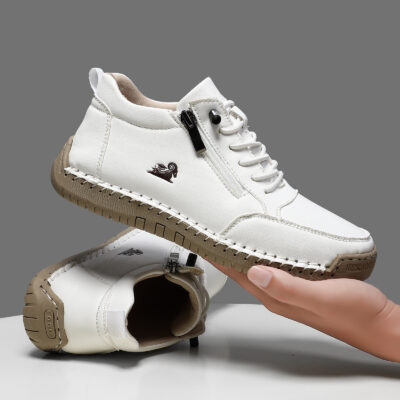 hand-stitched women’s shoes.