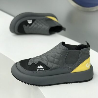 Men’s velvet warm net red shoes