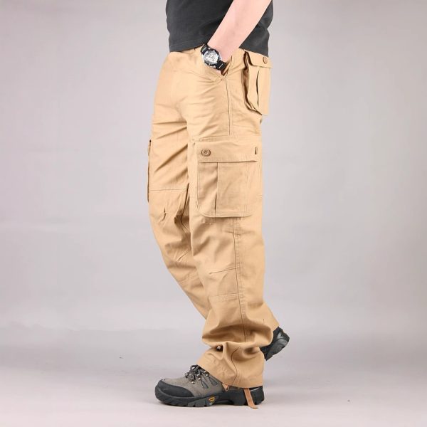 Second image of men's multi-pocket pants