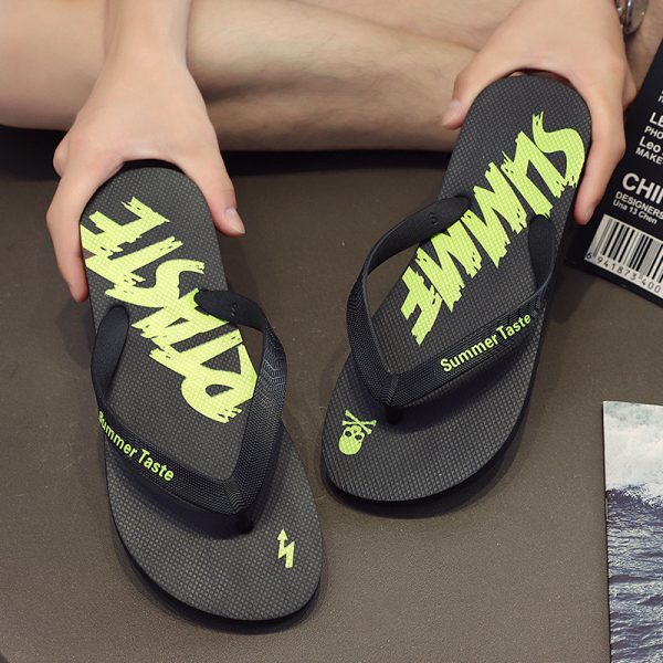 Second image of men's anti slip household sandals