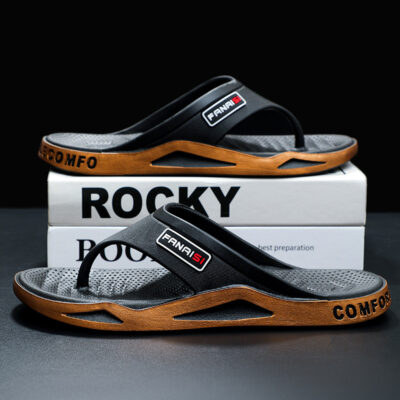 casual rubber beach slippers