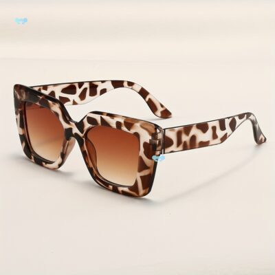 Fashionable Glasses for Women in Leopard Print Style,