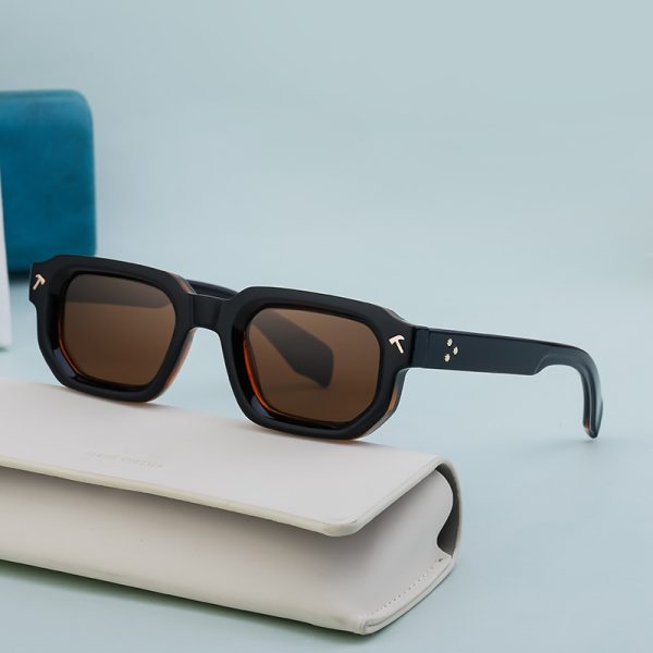 Second image of Men's black rimmed glasses