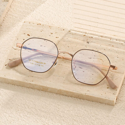 Ultra-light titanium frame glasses