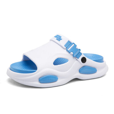 open-toe men’s slippers