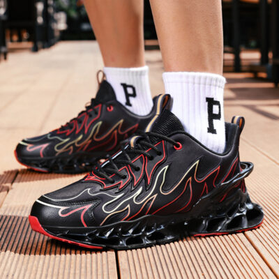 men’s flame shoes sneakers