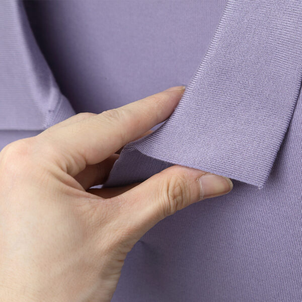 Second image of 100% Lyocell Seagull Collar Scissor Collar T-Shirt Men