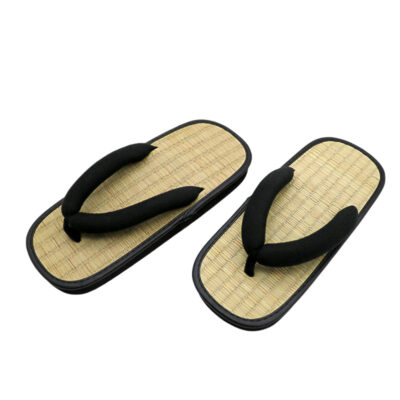 straw mat slippers,thick-soled