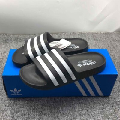 light luxury classic three-bar slippers for men