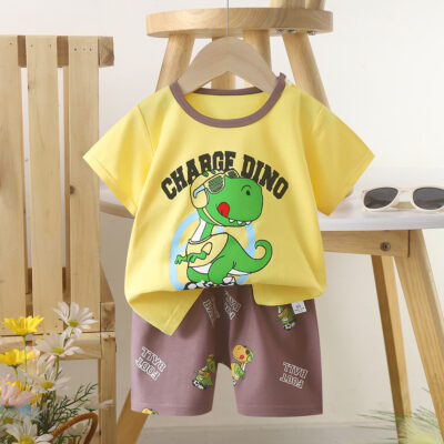 Children’s short sleeve suit cotton for girls