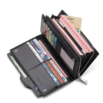 Men’s Cowhide Wallet Korean Clutch