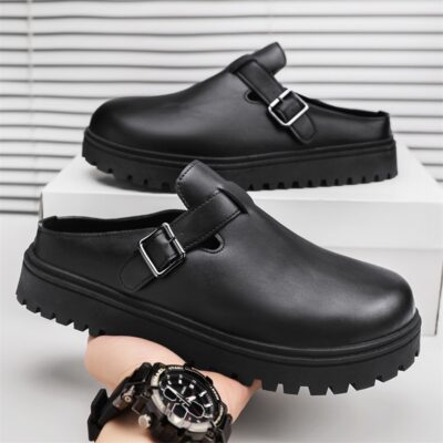 toe half men’s slippers