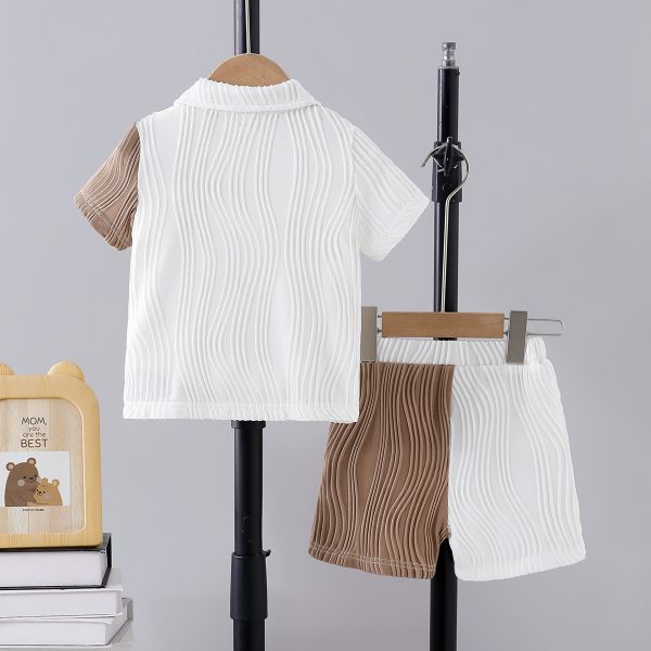 Second image of Boys  treasure short sleeve shorts clothes