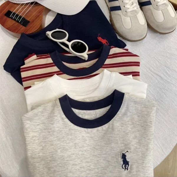 Second image of cotton fabric children's short sleeve