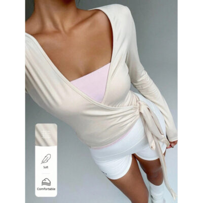 Soft Stretch V-Neck Long Style
