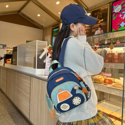 cartoon pattern backpack fashion student schoolbag