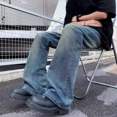 Men’s jeans straight-leg  trousers